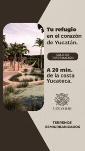 Terreno en venta, Aldea Sayab, Mérida, Yucatán