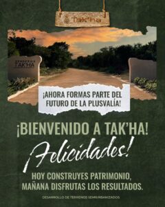 Terrenos en venta, Takha; Mérida, Yucatán